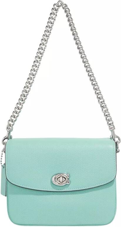 Coach Crossbody bags Polished Pebbled Leather Cassie Crossbody 19 in blauw