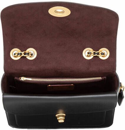 Coach Crossbody bags Refined Calf Leather Madison Shoulder Bag in zwart