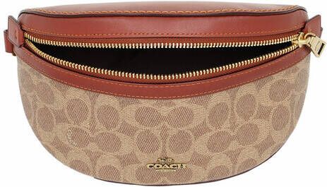 Coach Heuptassen Coated Canvas Signature Bethany Belt Bag in bruin