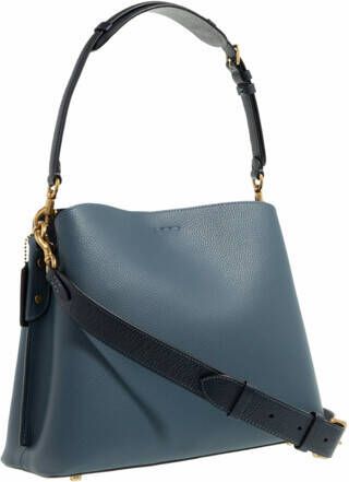 Coach Hobo bags Colorblock Leather Willow Shoulder Bag in blauw