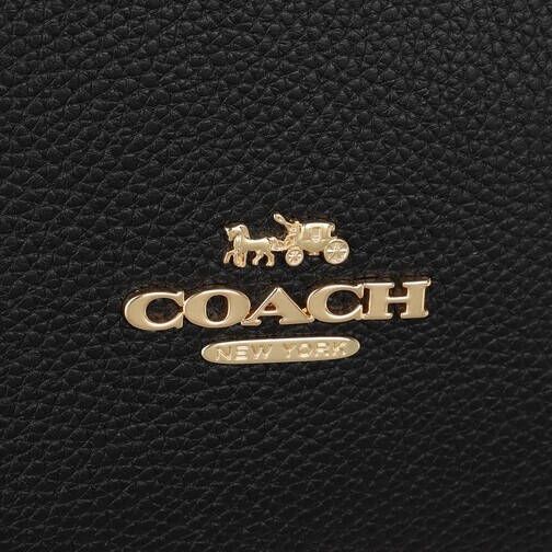 Coach Hobo bags Polished Pebble Leather Hadley Hobo in zwart