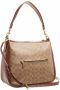 Coach Satchels Coated Canvas Signature Cary Shoulder Bag in bruin - Thumbnail 4