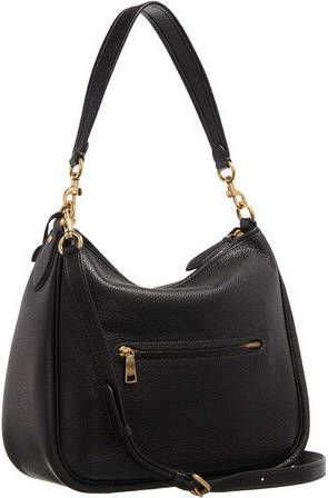 Coach Hobo bags Soft Pebble Leather Cary Shoulder Bag in zwart
