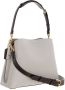 Coach Shoppers Colorblock Leather Willow Shoulder Bag in grijs - Thumbnail 3