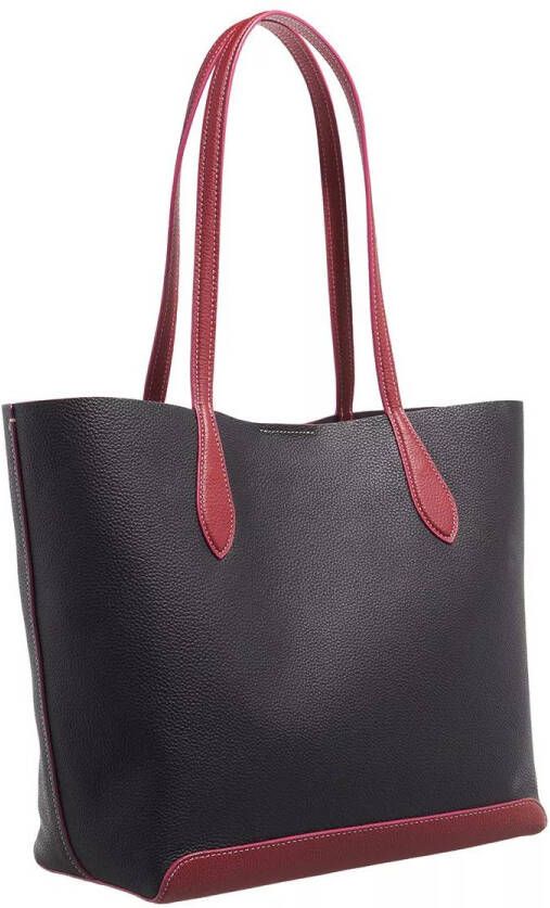 Coach Totes Colorblock Leather Kia Tote in rood