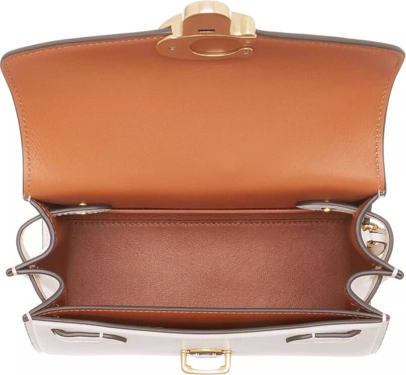 Coach Totes Luxe Refined Calf Leather Sammy Top Handle 21 in crème
