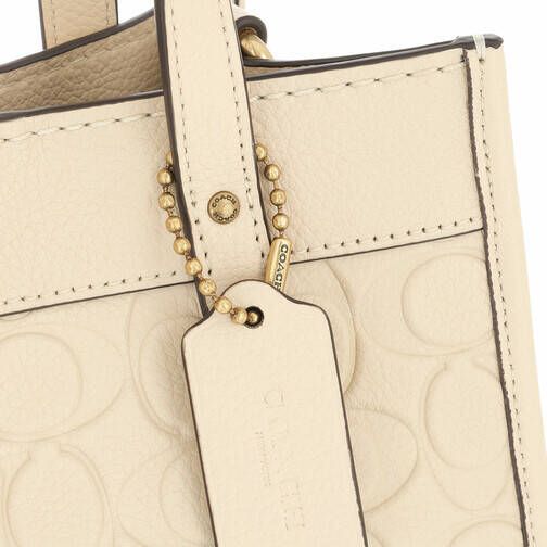 Coach Totes Signature Leather Field Tote 22 in beige