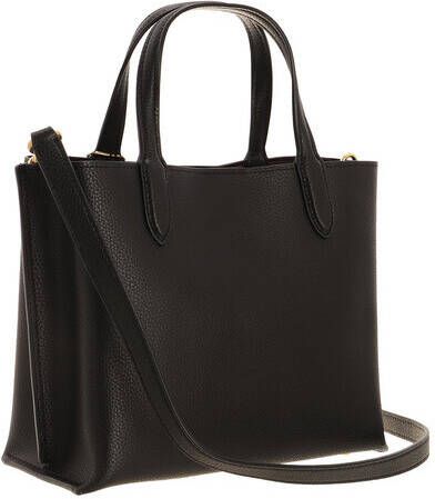 Coach Totes Polished Pebble Leather Willow Tote 24 in zwart