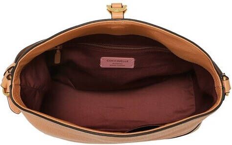 Coccinelle Hobo bags Josephine Handbag Grained Leather Almond in cognac