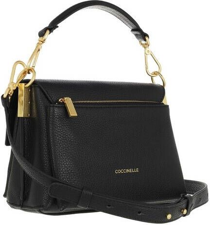 Coccinelle Satchels Marvin Desir Handbag Grainy Leather in zwart