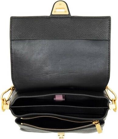 Coccinelle Satchels Marvin Desir Handbag Grainy Leather in zwart