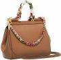 Dolce&Gabbana Crossbody bags Mini Bag Sicily Vitello Stampa Dauphine in bruin - Thumbnail 3