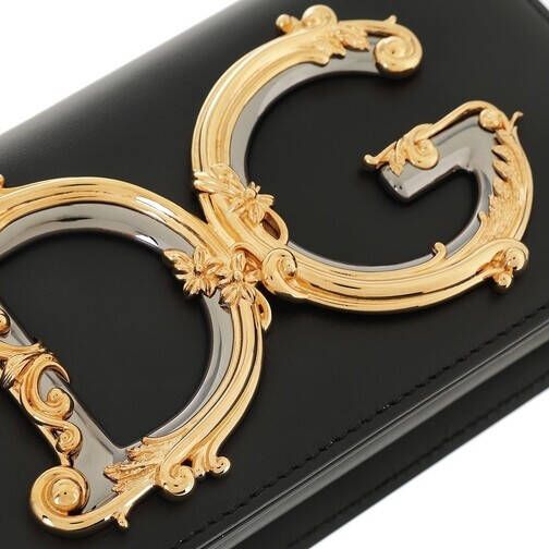 Dolce&Gabbana Pochettes Crossbody Leather in zwart