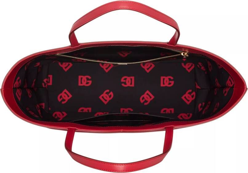 Dolce&Gabbana Shoppers Shopping Bag in rood