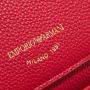 Emporio Armani Logo-Strap Pebbled Crossbody Tas Red Dames - Thumbnail 6