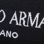 Emporio Armani Logo-Intarsia Tote Bag Zwart Wit Gebreide Handtas Black Dames - Thumbnail 3