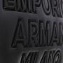 Emporio Armani Zwarte schoudertas met tonale logo belettering Black Dames - Thumbnail 3