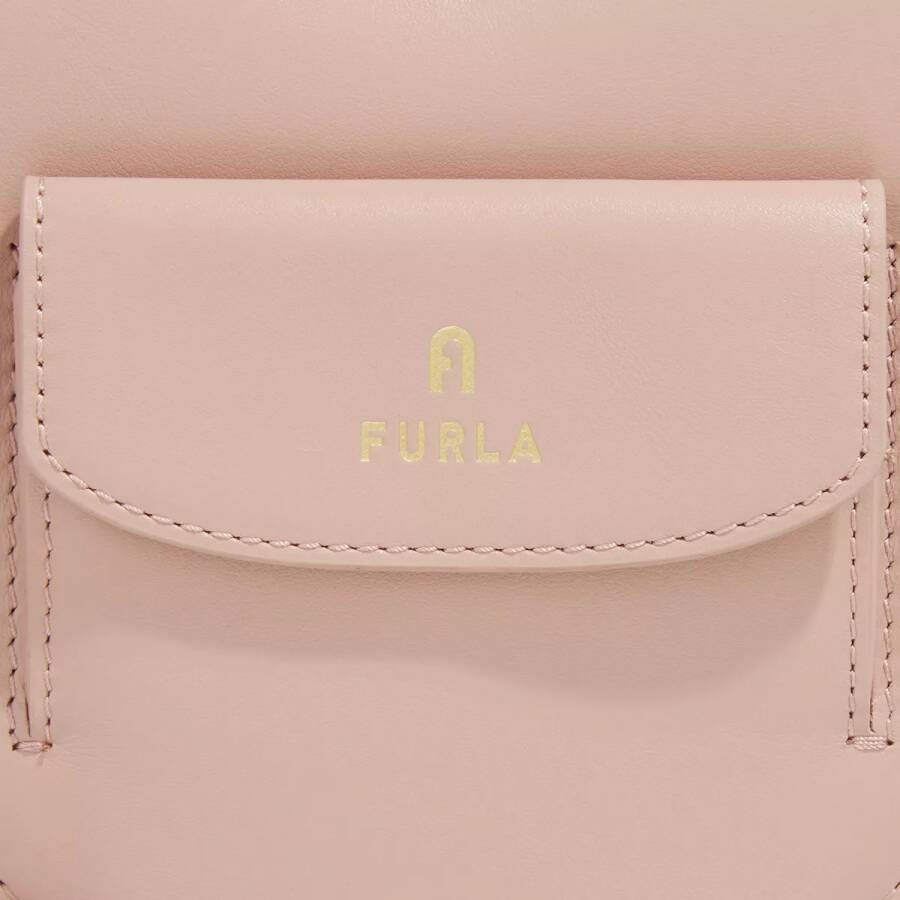Furla Crossbody bags Camelia Heart Mini Cross in poeder roze