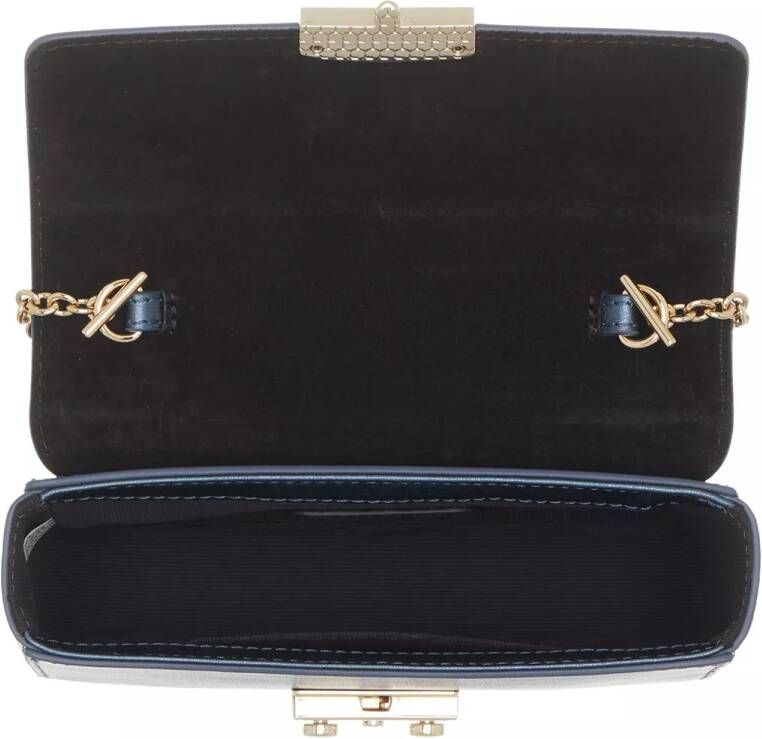Furla Crossbody bags Metropolis Mini Crossbody Vitello Gardena Metal in blauw
