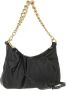 Gianni Chiarini Crossbody bags Smooth Leather Shoulderbag With Chain Additional L in zwart - Thumbnail 2