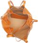 Gianni Chiarini Leren bucket bag Joy oranje - Thumbnail 7