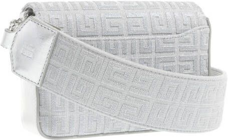 Givenchy Crossbody bags Small 4G Bag In 4G Embroidered Canvas in zilver