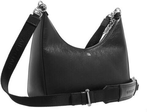 Givenchy Hobo bags Small Moon Cut Out bag Leather With Sporty Strap in zwart
