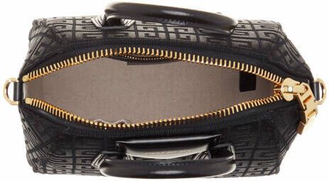 Givenchy Satchels Mini Antigona Bag 4G Embroidered Canvas in zwart