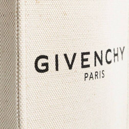 Givenchy Totes Mini G-Tote Shopping Bag In Washed Canvas in crème