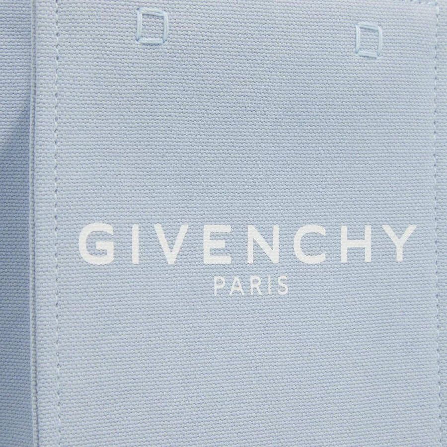Givenchy Totes Mini G Tote Vertical Shopping Bag In Canvas in blauw
