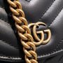 Gucci Crossbody bags GG Marmont Mini Bag Matelassé Leather in zwart - Thumbnail 2