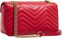 Gucci Crossbody bags Small GG Marmont Shoulder Bag Matelassé Leather in rood - Thumbnail 2