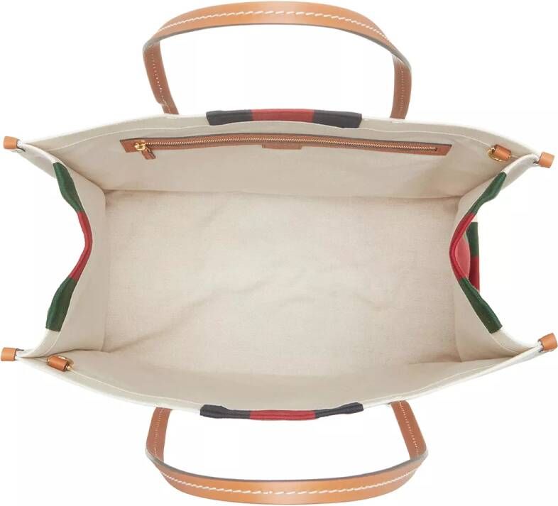 Gucci Hobo bags Web Tote Bag Canvas in crème