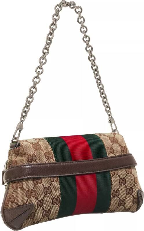 Gucci Pochettes Horsebit Chain Small Shoulder Bag in bruin