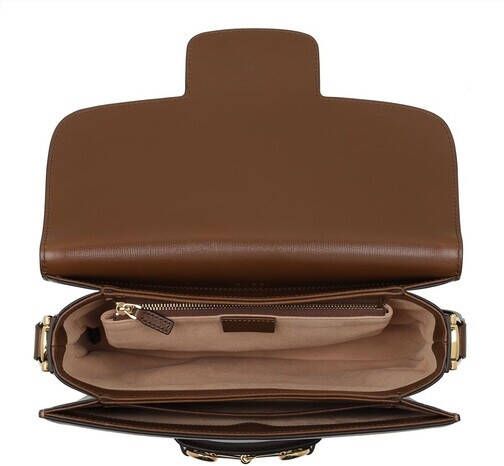 Gucci Satchels Horsebit 1955 Shoulder Bag GG Supreme in bruin