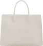 Isabel Bernard Aktetas Honoré Nadine cream calfskin leather handbag with in beige - Thumbnail 3