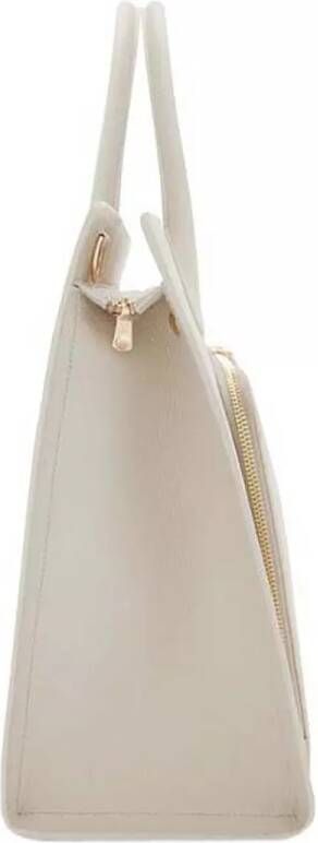 Isabel Bernard Aktetas Honoré Nadine cream calfskin leather handbag with in beige