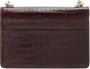 Isabel Bernard Crossbody bags Femme Forte Valerie Croco Brown Calfskin Leather S in bruin - Thumbnail 4
