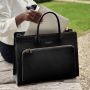 Isabel Bernard Crossbody bags Honoré Nadine Black Calfskin Leather Handbag in zwart - Thumbnail 2