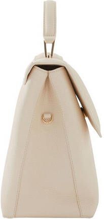 Isabel Bernard Satchels Femme Forte Lacy Cream Calfskin Leather Handbag in crème