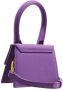 Jacquemus Paarse Mini Tas met Top Handvat Purple Dames - Thumbnail 4