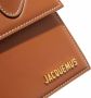 Jacquemus Crossbody bags Le grand Chiquito Large signature handbag in bruin - Thumbnail 6