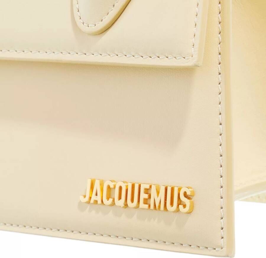 Jacquemus Totes Le Chiquito Moyen Top Handle Bag Leather in crème