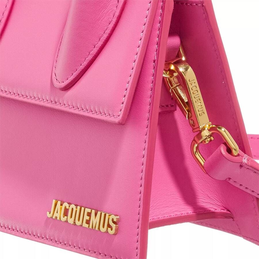 Jacquemus Totes Le Chiquito Moyen Top Handle Bag Leather in roze