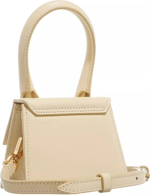 Jacquemus Totes Le Chiquito Top Handle Bag Leather in crème