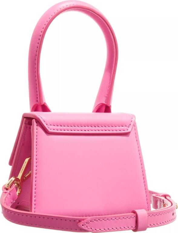 Jacquemus Totes Le Chiquito Top Handle Bag Leather in roze