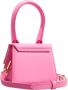 Jacquemus Totes Le Chiquito Top Handle Bag Leather in roze - Thumbnail 4