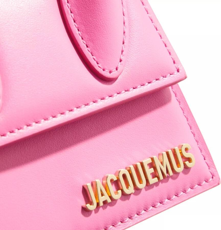 Jacquemus Totes Le Chiquito Top Handle Bag Leather in roze
