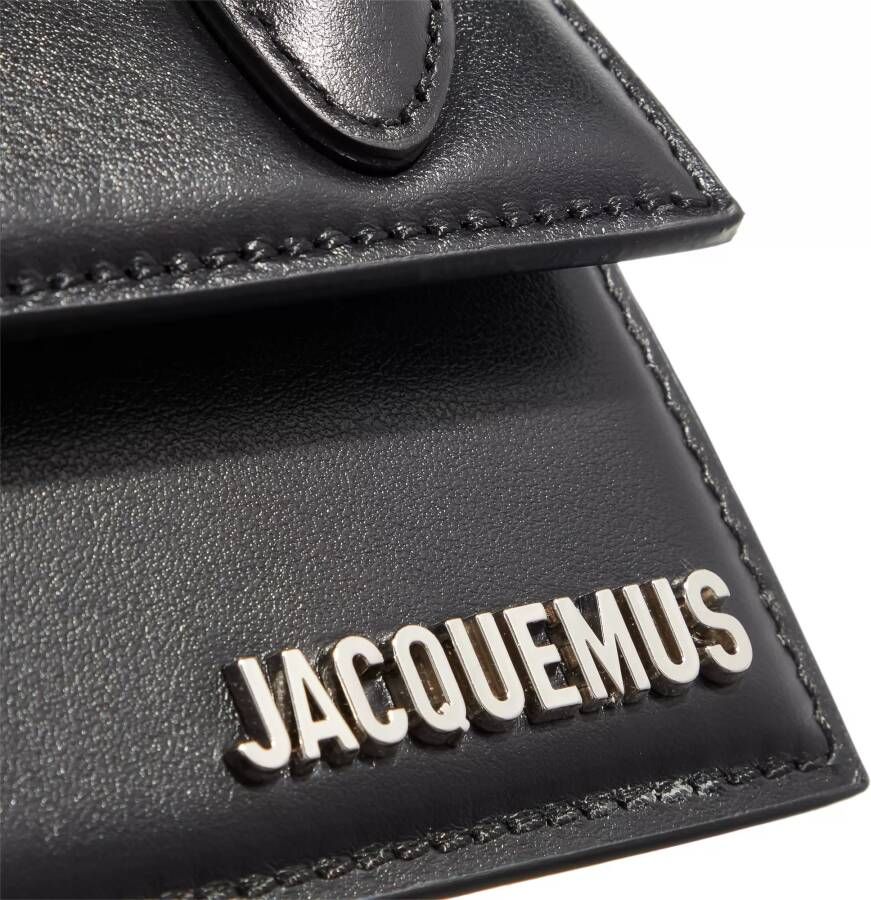 Jacquemus Totes Le Chiquito Top Handle Bag Leather in zwart