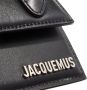 Jacquemus Zwarte Leren Mini Tas met Verstelbare Schouderband Black Dames - Thumbnail 7